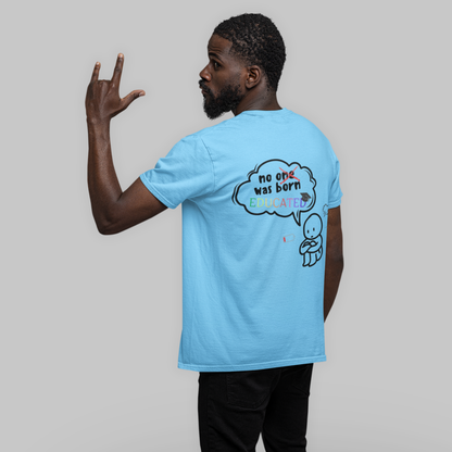 No One Was Born Educated – Mindful Sketch T-shirt | Buuble