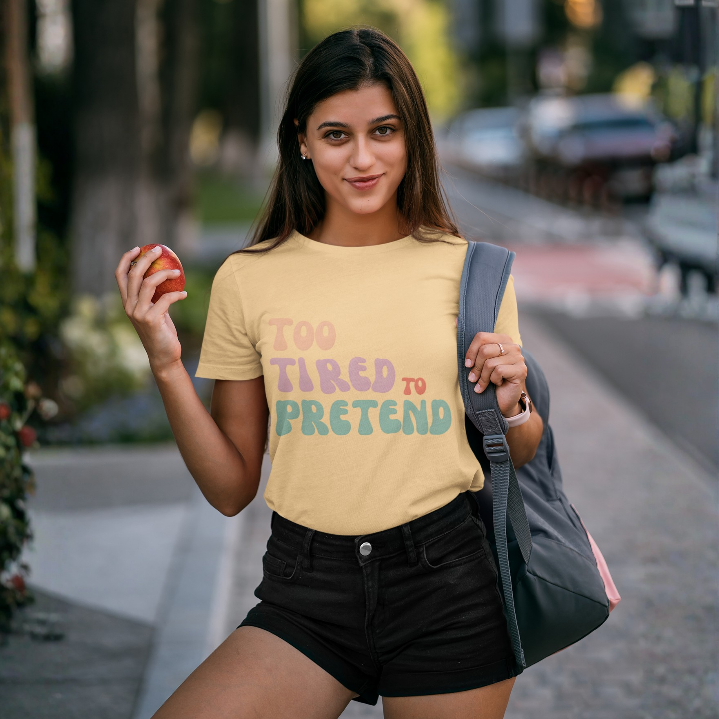 Too Tired To Pretend T-Shirt | Buuble