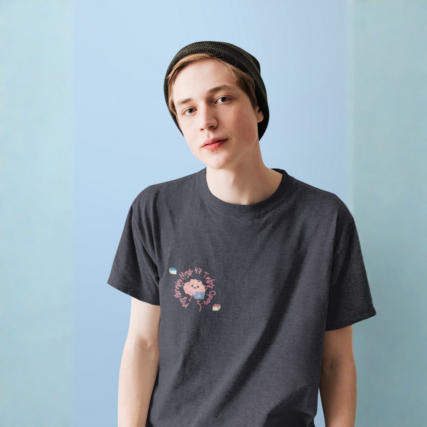 My Brain Has 47 Tabs Open T-Shirt Handwriting | Buuble