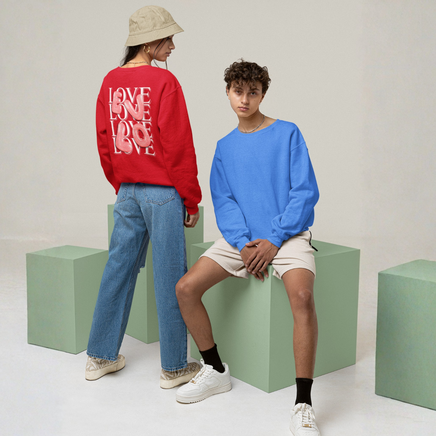 EVLO Bubble Red Letter Sweatshirt – Buuble Special Edition