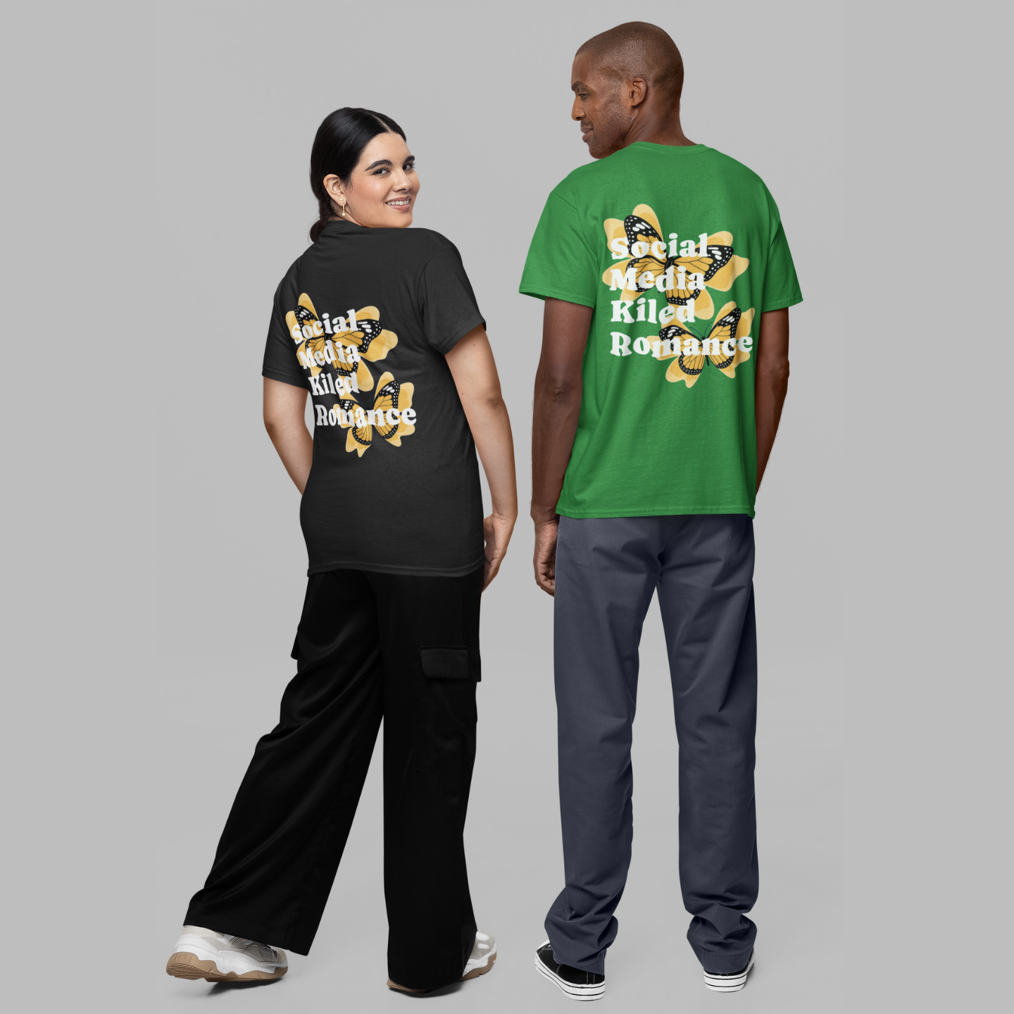 Social Media Killed Romance – Buuble T-Shirt